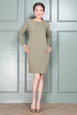 Load image into Gallery viewer, Candice - Pleated Crepe Dress
