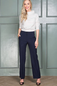 Zoe - Slim Straight Leg Pants