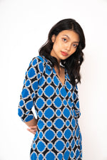 Load image into Gallery viewer, Carly - Printed Knit Wrap Dress
